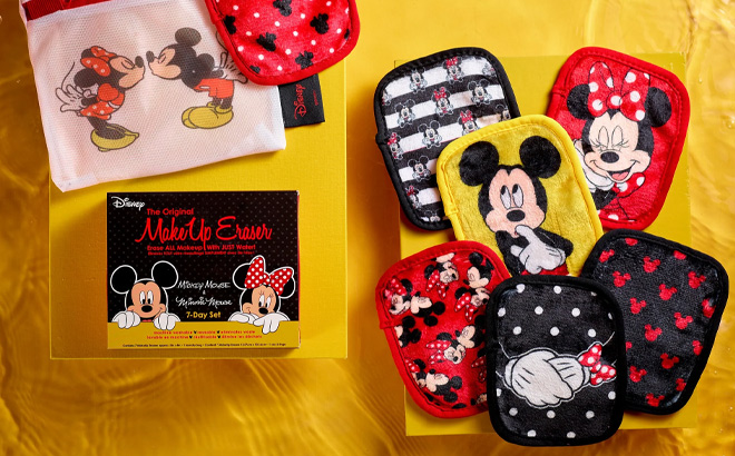 The Original MakeUp Eraser Mickey and Minnie Mouse Seven Piece Set