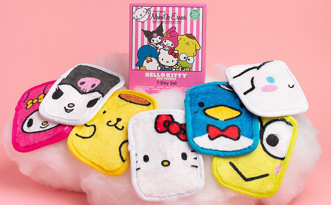 The Original Makeup Eraser Hello Kitty Friends 7 Piece Set