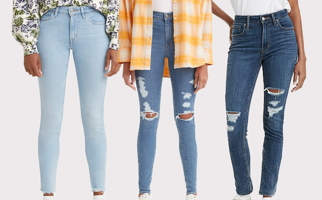 Three Different Designs of Levis Womens Pants