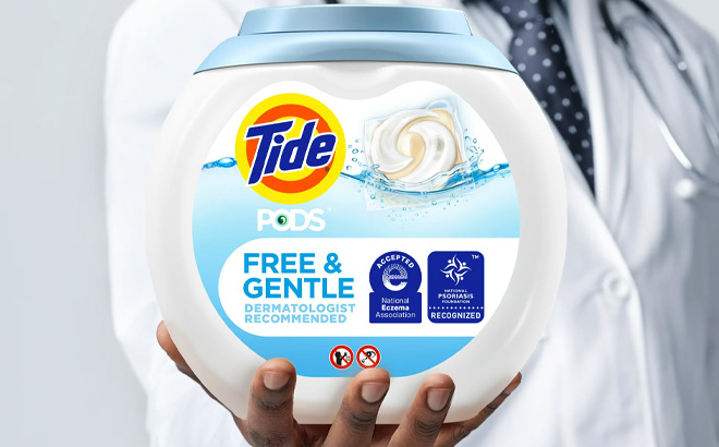 Tide Pods Free and Gentle Laundry Detergent Soap