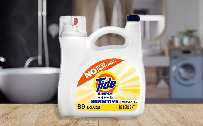 Tide Simply Liquid Laundry Detergent Free Sensitive 128 Oz 89 Loads