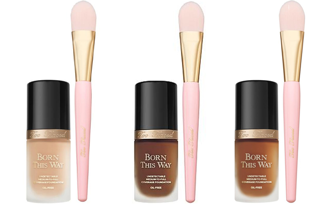 Too Faced Born This Way Foundation and Brush Duo Too Faced Born This Way Foundation and Brush Duo