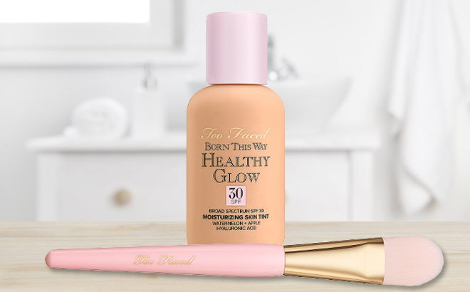 Too Faced Born This Way SPF 30 Foundation with Brush 1