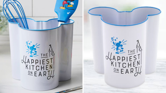 Two Images of Disney Mickey Mouse Utensil Holder