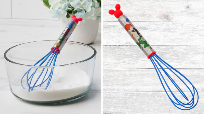 Two Images of Disney Mickey Mouse and Friends Whisk