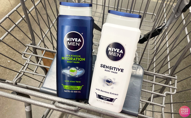 Two Nivea Men Body Wash in a Cart Two Nivea Men Body Wash in a Cart