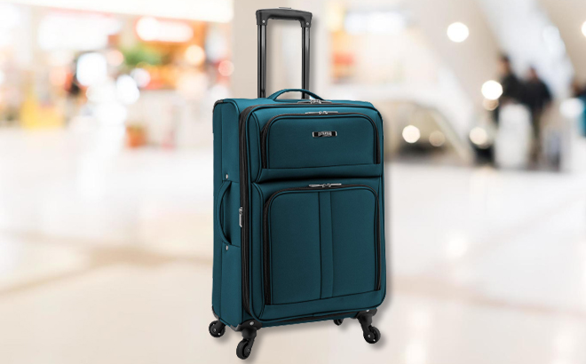 U. S. Traveler Anzio Softside Expandable Spinner 26 Inch Checked Luggage