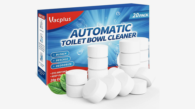 Vacplus Toilet Bowl Cleaner Tablets 20 Pack