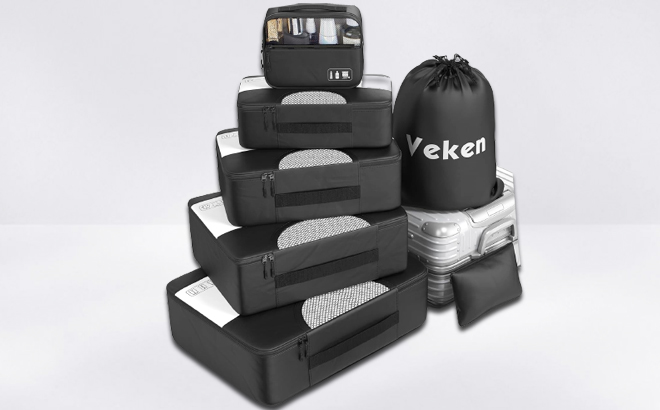 Veken 8 Piece Packing Cube Set Veken 8 Piece Packing Cube Set