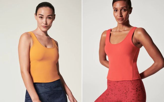 Women are Wearing Spanx The Get Moving Fitted Tank in Two Colors Women are Wearing Spanx The Get Moving Fitted Tank in Two Colors