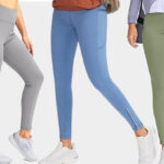 Womens Fleece Lined Winter Leggings in different colors