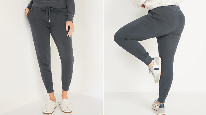 Womens Mid Rise Vintage Street Jogger Sweatpants