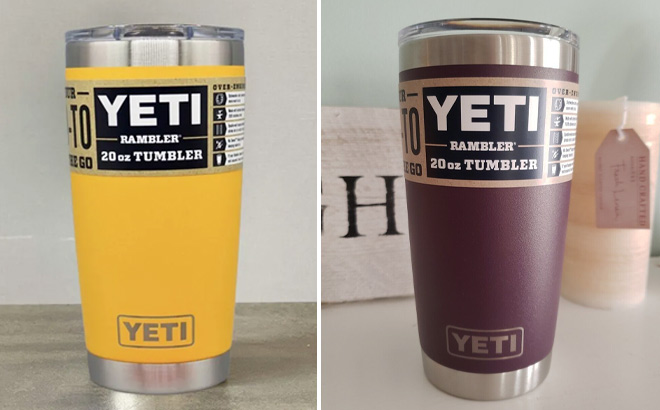 YETI Rambler Tumbler 20 oz 2 YETI Rambler Tumbler 20 oz 2