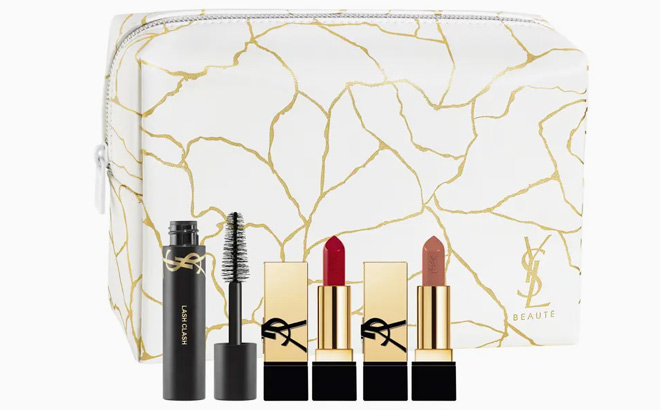 YSL Mini Lash Clash Rouge Pur Couture Satin Lipstick Set