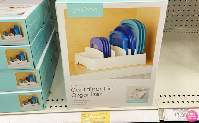 YouCopia Small StoraLid Container Lid Organizer