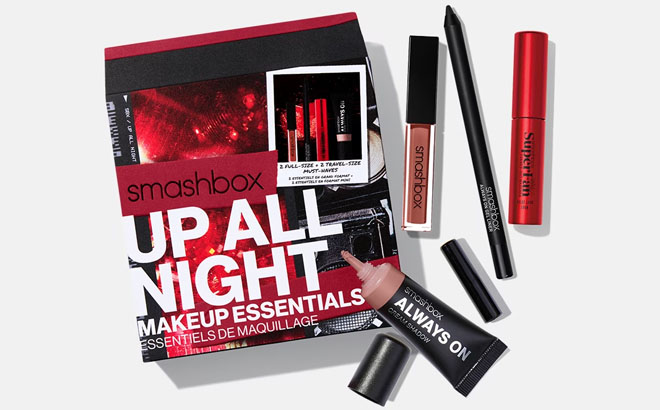 an Image of Smashbox Up All Night Makeup Essentials