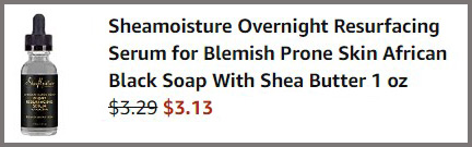 SheaMoisture Resurfacing Serum Checkout SheaMoisture Resurfacing Serum Checkout