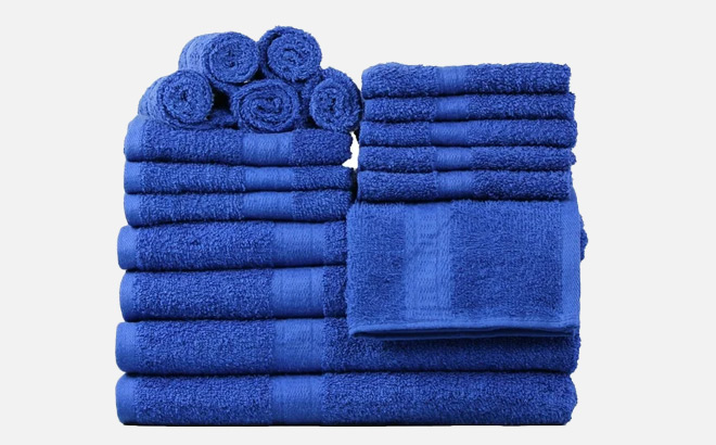 18 Pack Towel in Blue at Walmart 1