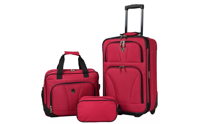 3 Piece Bowman Eva Expandable Value Luggage and Travel Set