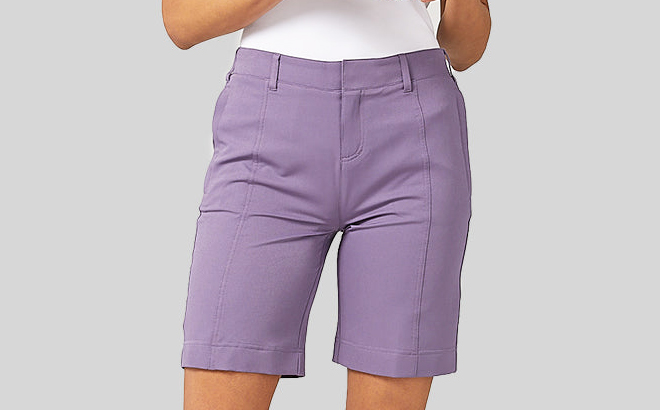 32 Degrees Womens Shorts in Mulled Grape Color
