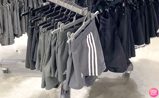 A Hanging Adidas Womens Shorts
