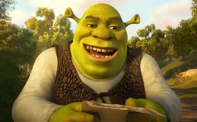 A Scene of Shrek from Shrek Forever After Movie