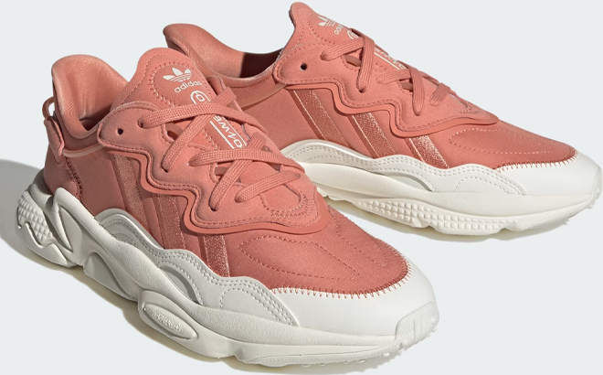 Adidas Ozweego Shoes in Wonder Clay Color
