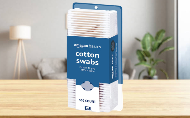Amazon Basics 500 Count Cotton Swabs