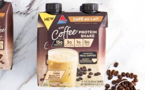 Atkins Cafe au Lait Iced Coffee Protein Shake