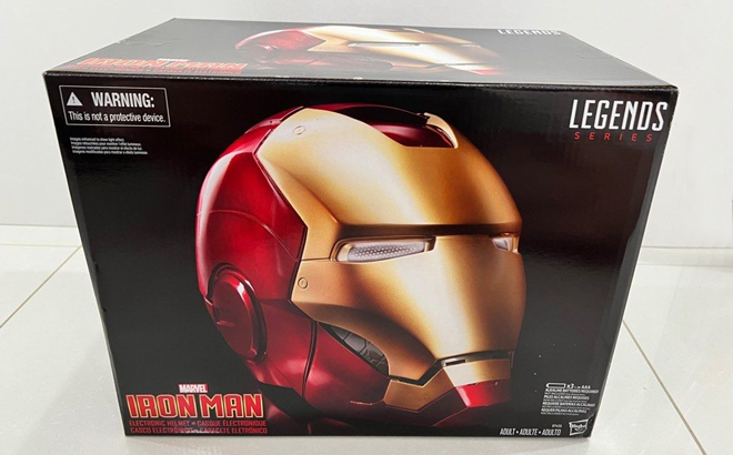 Avengers Marvel Legends Iron Man Electronic Helmet in a Box