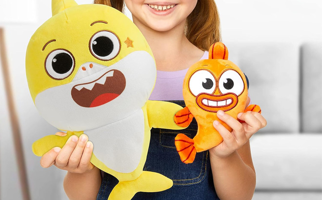 Baby Sharks Big Show Sing Swing Musical Plush Toys Baby Sharks Big Show Sing Swing Musical Plush Toys