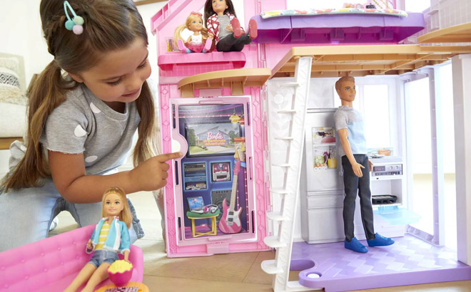 Barbie Malibu House Dollhouse Playset