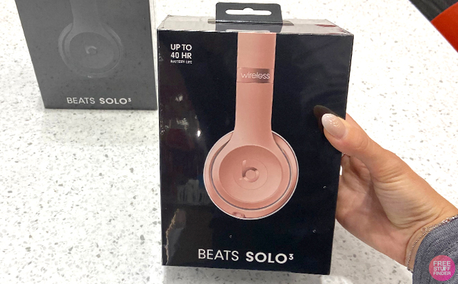 Beats Solo3 Wireless On Ear Headphones in Rose Gold