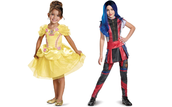 Belle Classic Toddler Costume and Disguise Disney Evie Descendants 3 Classic Girls Costume