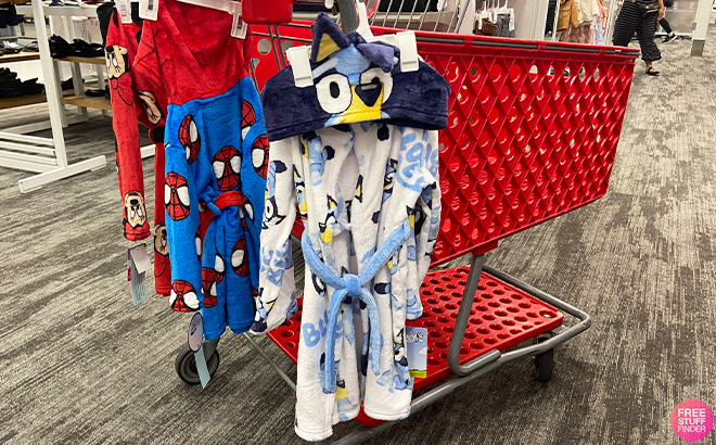 Bluey Toddler Cosplay Hooded Robe