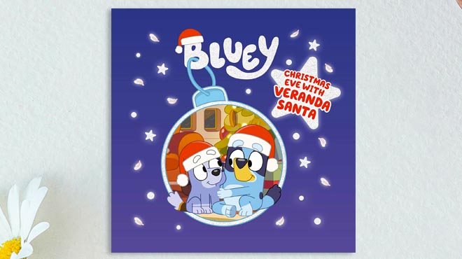 Blueys Christmas Eve with Veranda Santa Book