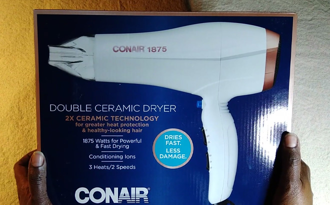 Box of Conair Double Ceramic Hair Dryer