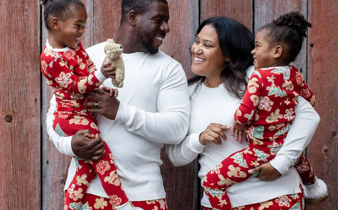 Burts Bees Gingerbread Bake Matching Family Pajamas Burts Bees Gingerbread Bake Matching Family Pajamas