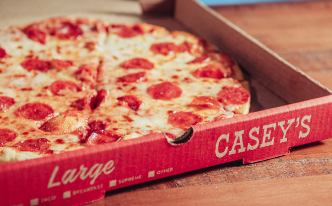 Caseys Large Pepperoni Pizza
