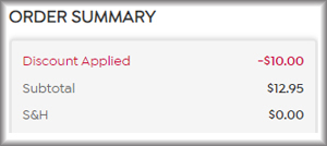 Ceiling Fan Cleaner Checkout Screen