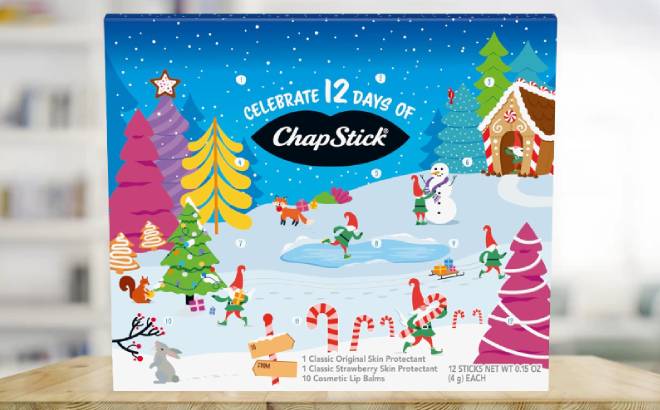 ChapStick Advent Calendar Lip Balm Set