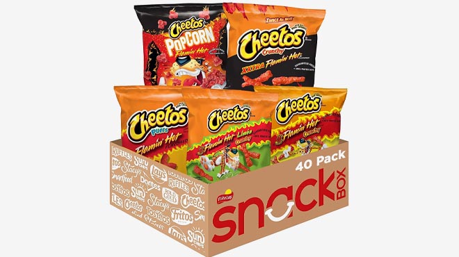Cheetos Flamin Hot 40 Count Variety Pack