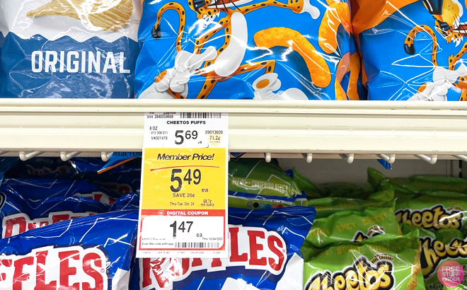 Cheetos Puff Price Discount at Vons
