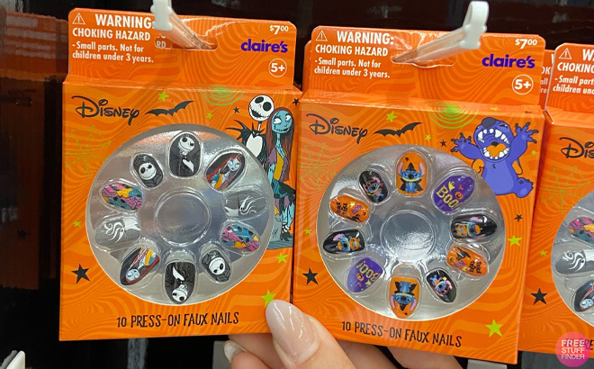Claires Disney Halloween 10 Pieces Press On Faux Nails at Walmart