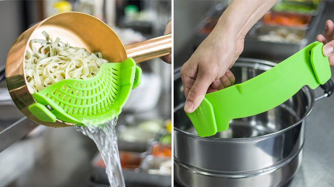 Clip on strainer Clip on strainer