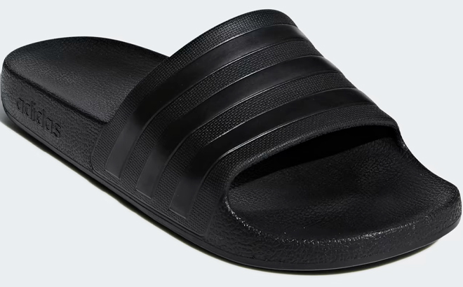 Core Black Adidas Adilette Aqua Slides