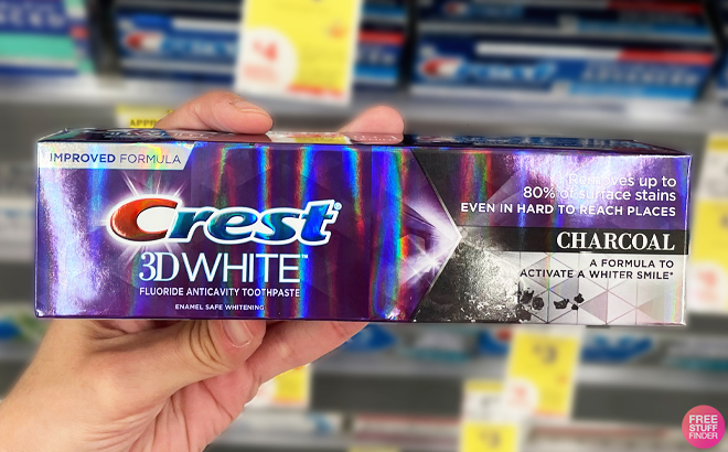 Crest 3D White Charcoal Toothpaste