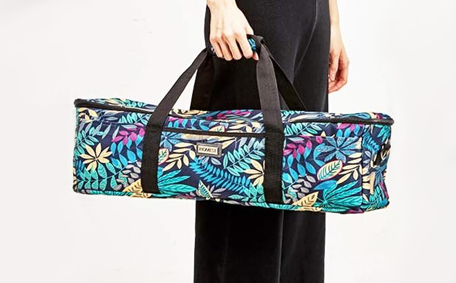 Homest Lightweight Cricut Carrying Case in Floral Print