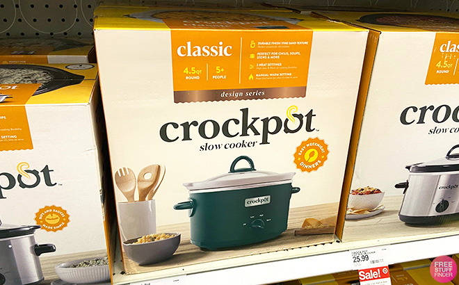 Crock-Pot 4.5qt Ceramic Slow Cooker Ponderosa
