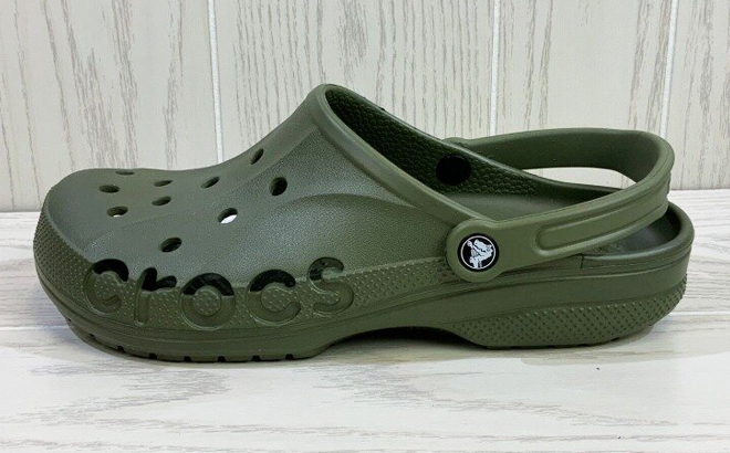 Crocs Baya Clogs in Army Green Color